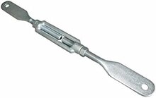 m12 spanner met bladeind verzinkt&nbsp;- bladeindspanner - windverpandspanner - schoorspanner - draadspanner