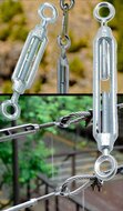 m12 draadspanner&nbsp;oog - oog verzinkt - spanner - spanschroef - windverbandspanner - constructiespanner - schoorspanner