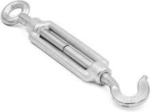 m 10 spanschroef haak-oog - spanner - draadspanner - windverbandspanner - contructiespanner - schoorspanner