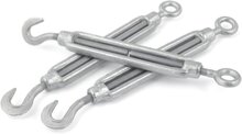 m 10 spanschroef haak-oog - spanner - draadspanner - windverbandspanner - contructiespanner - schoorspanner
