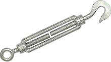 m 10 spanschroef haak-oog - spanner - draadspanner - windverbandspanner - contructiespanner - schoorspanner