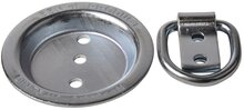 80 mm rond vloeroog - vloeranker - bindoog &nbsp;- sjoroog - vastzetoog - vloerring - aanhangeroog - ladingoog verzonken