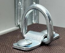 95 x 40 mm vloerring groot - inclusief slotbouten - vloerhouder - sjoroog - aanhangerbindoog
