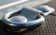 70 x 25 mm vloerring - vloeroog - bindoog - sjoroog voor de aanhanger - vloeroog aanhangwagen