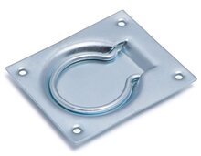75mm x 95mm sjoroog verzinkt&nbsp;- vloeroog - luikring - bindoog voor de aanhanger - vloerring