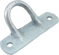 130 x 84 mm vastzet wandoog&nbsp;- zijwand beugel - anker - sjoroog - paardentrailer vastzetbeugel - aanhangerbevestingsbeuge
