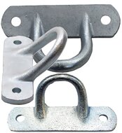 130 x 84 mm vastzet wandoog&nbsp;- zijwand beugel - anker - sjoroog - paardentrailer vastzetbeugel - aanhangerbevestingsbeuge