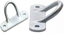 130 x 84 mm vastzet wandoog&nbsp;- zijwand beugel - anker - sjoroog - paardentrailer vastzetbeugel - aanhangerbevestingsbeuge