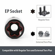 19 delige kracht torxplus doppen set - torx plus dopset - krachtdoppen - slagmoerdoppen - satra