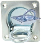 100 x 95 mm verzinkt vloeroog - aanhanger bindoog&nbsp;- sjoroog -&nbsp;bindhaak inbouw - vloeranker -&nbsp;vast zet ring