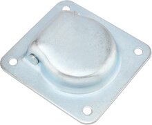 100 x 95 mm verzinkt vloeroog - aanhanger bindoog&nbsp;- sjoroog -&nbsp;bindhaak inbouw - vloeranker -&nbsp;vast zet ring