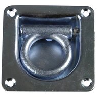 100 x 95 mm verzinkt vloeroog - aanhanger bindoog&nbsp;- sjoroog -&nbsp;bindhaak inbouw - vloeranker -&nbsp;vast zet ring