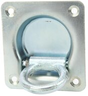 100 x 95 mm verzinkt vloeroog - aanhanger bindoog&nbsp;- sjoroog -&nbsp;bindhaak inbouw - vloeranker -&nbsp;vast zet ring