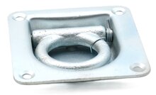 100 x 95 mm verzinkt vloeroog - aanhanger bindoog&nbsp;- sjoroog -&nbsp;bindhaak inbouw - vloeranker -&nbsp;vast zet ring