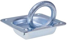 100 x 95 mm verzinkt vloeroog - aanhanger bindoog&nbsp;- sjoroog -&nbsp;bindhaak inbouw - vloeranker -&nbsp;vast zet ring