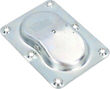 105 x 145&nbsp;mm en 22 mm diep verzinkt&nbsp;vloeroog langwerpig - bindoog verzonken - vloeranker - vloerring&nbsp;- sjo