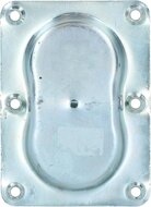 105 x 145&nbsp;mm en 22 mm diep verzinkt&nbsp;vloeroog langwerpig - bindoog verzonken - vloeranker - vloerring&nbsp;- sjo