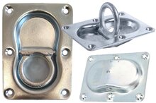 105 x 145&nbsp;mm en 22 mm diep verzinkt&nbsp;vloeroog langwerpig - bindoog verzonken - vloeranker - vloerring&nbsp;- sjo