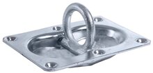 105 x 145&nbsp;mm en 22 mm diep verzinkt&nbsp;vloeroog langwerpig - bindoog verzonken - vloeranker - vloerring&nbsp;- sjo