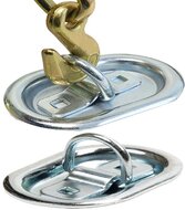 145 x 100 ovale verzinkte vloerring - verzonken sjoroog - vloeroog - bindoog - vloeranker - aanhanger bindring