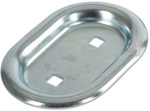 145 x 100 ovale verzinkte vloerring - verzonken sjoroog - vloeroog - bindoog - vloeranker - aanhanger bindring