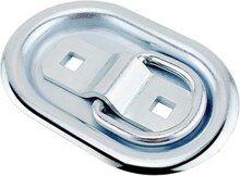 145 x 100 ovale verzinkte vloerring - verzonken sjoroog - vloeroog - bindoog - vloeranker - aanhanger bindring