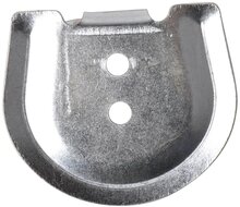 71 x 62 mm halfronde vloeranker - aanhangeroog - sjoroog - bindoog - vastzetoog - aanhanger beugel - vloerring 