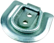 71 x 62 mm halfronde vloeranker - aanhangeroog - sjoroog - bindoog - vastzetoog - aanhanger beugel - vloerring 