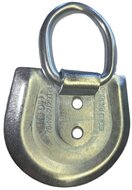 71 x 62 mm halfronde vloeranker - aanhangeroog - sjoroog - bindoog - vastzetoog - aanhanger beugel - vloerring 