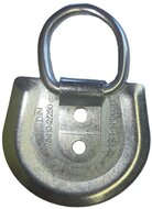 71 x 62 mm halfronde vloeranker - aanhangeroog - sjoroog - bindoog - vastzetoog - aanhanger beugel - vloerring 