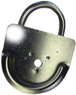 90 x 86 mm sjoroog met 1 bevestigingsgat 8 mm&nbsp;- bindoog - vloeroog - vloeranker - vloerring voor de aanhanger - vastzeto