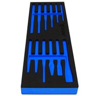 12 delige foam inlay - drijvers en beitels inlegstuk - gereedschapswagen inzetstuk - asta