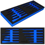 12 delige foam inlay - drijvers en beitels inlegstuk - gereedschapswagen inzetstuk - asta