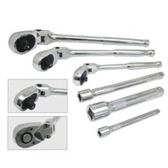 6 delige flexibele ratel set - ratels - ratelset in foam inlay - satra