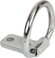 45 x 35 mm verzinkt sjoroog enkel&nbsp;- klapbaar bindhaak - vloeranker - aanhangeroog - vastzetoog - vloerring