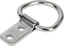 45 x 35 mm verzinkt sjoroog enkel&nbsp;- klapbaar bindhaak - vloeranker - aanhangeroog - vastzetoog - vloerring