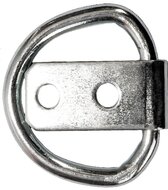 45 x 35 mm verzinkt sjoroog enkel&nbsp;- klapbaar bindhaak - vloeranker - aanhangeroog - vastzetoog - vloerring