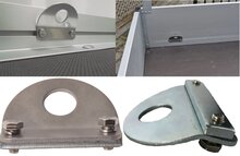 90 x 74 x 18 &nbsp;wandoog&nbsp;- bevestigingsoog - aanhanger bevestigingspunt - wand sjor oog - sjorring voor zijpanelen v