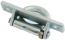 90 x 23 mm verzinkt sjoroog zijwand - vloeranker klapbaar - bindoog - aanhangeroog - sjorring op voetplaat 