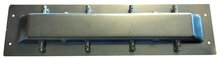 425 x 110 x 25 mm verzinkt 4 punts wand of vloer sjoroog&nbsp;- langwerpig bindoog - wandoog&nbsp;- vloeranker - aanhanger 