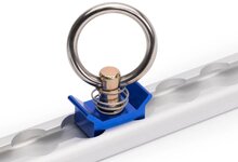 30 mm vliegtuigrail sjoroog - vastzetoog - bindoog - bindrail oog - airline rail anker - bindring&nbsp;