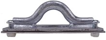 155 x 65 mm en 43 mm hoog wandoog&nbsp;met tegenplaat - wandanker - bindoog &nbsp;- sjoroog - vastzetoog - vloerring voor de aanhanger