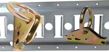 48 mm klikrail&nbsp;spanoog -&nbsp;bindrail ring voor sleufrail&nbsp;- vloerring - wandoog - sjoroog voor rail - sleufgat