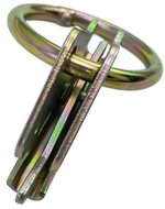 48 mm klikrail&nbsp;spanoog -&nbsp;bindrail ring voor sleufrail&nbsp;- vloerring - wandoog - sjoroog voor rail - sleufgat