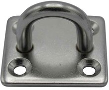 40 x 50 mm 8 mm dik rvs oogplaat - vloeroog - dekoog - montagebeugel - hangoog - bevestigingsbeugel