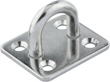 40 x 50 mm 8 mm dik rvs oogplaat - vloeroog - dekoog - montagebeugel - hangoog - bevestigingsbeugel