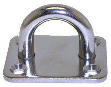 40 x 50 mm 8 mm dik rvs oogplaat - vloeroog - dekoog - montagebeugel - hangoog - bevestigingsbeugel