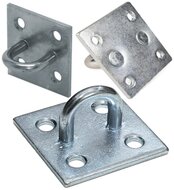 55 x 55 mm 8 mm dik verzinkt dekoog -&nbsp;vloeroog - bindoog - aanhangeroog - montagebeugel&nbsp;- grondplaat
