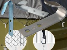70 x 20 mm verzinkt touwhaak schroefbaar - sjorhaak