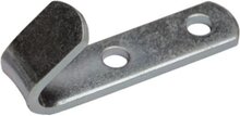 52 x 13 x 2 mm verzinkt corrosseriehaak - schroefbaar touwhaak